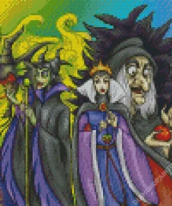 Evil Queen And Maleficent Diamond Painting