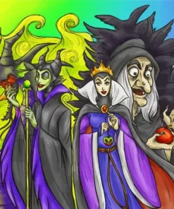 Evil Queen And Maleficent Diamond Painting