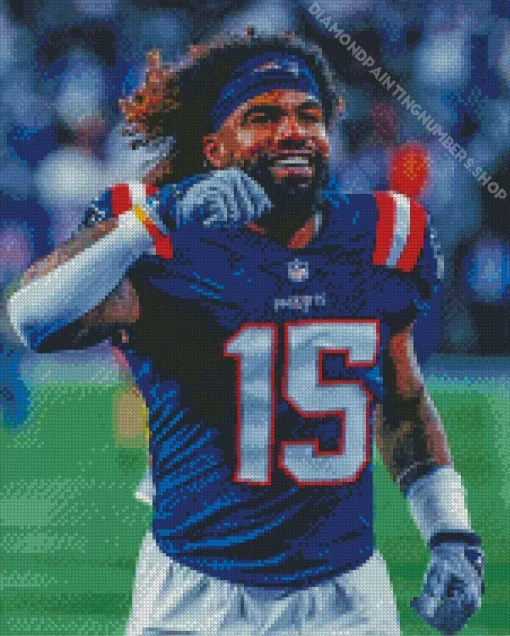 Ezekiel Elliott Diamond Painting