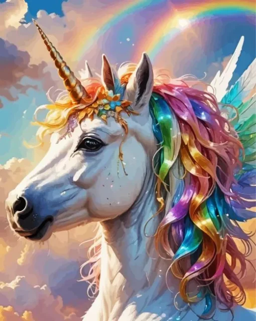 Fairy Unicorn Art Diamond Painting