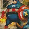Fat Super Hero Diamond Painting