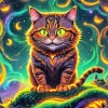 Fat Yellow Cat Art Diamond Painting