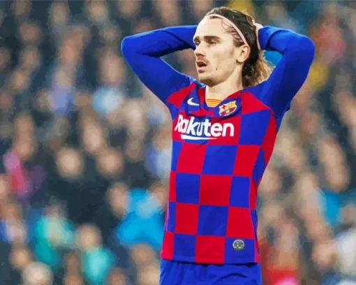 FC Barcelona Griezmann Diamond Painting