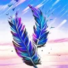 Feather Floating Diamond Painting
