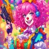 Female Clown Anime Diamond Painting