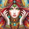 Female Fortune Teller Diamond Painting