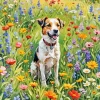 Field Dog Art Diamond Painting