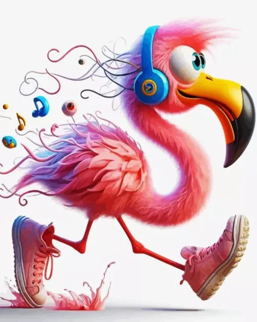 Flamingo Art Diamond Painting