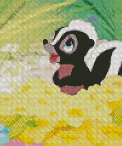 Flower Bambi Diamond Painting