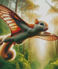 Flying Squirrel Diamond Painting