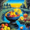 Fruits Bowl Diamond Painting