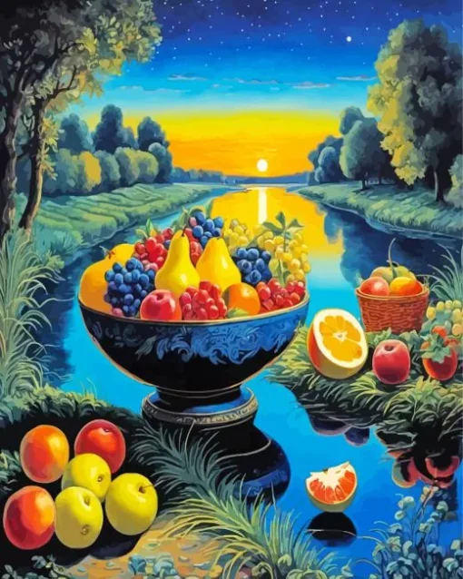 Fruits Bowl Diamond Painting