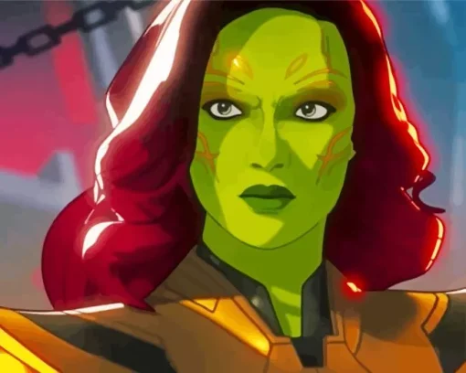 Gamora Guardians Of The Galaxy Diamond Painting