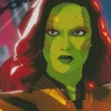 Gamora Guardians Of The Galaxy Diamond Painting