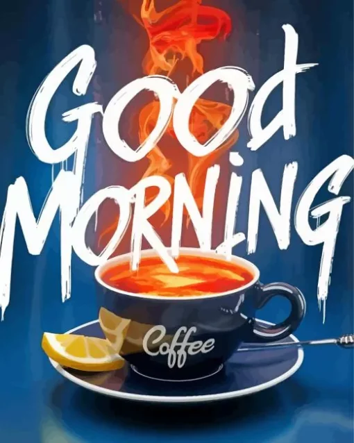 Good Morning Coffee Diamond Painting