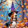 Halloween Dog Witcher Diamond Painting