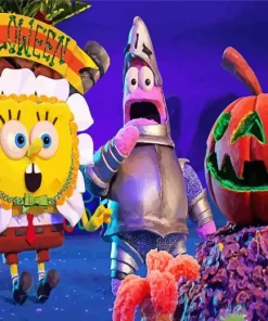 Halloween Spongebob Diamond Painting