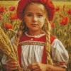 Harvest Girl Diamond Painting