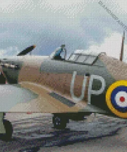 Hawker Hurricane Diamond Painting