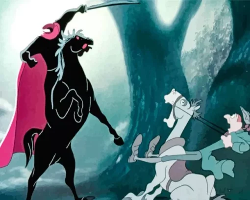 Headless Horseman Diamond Painting