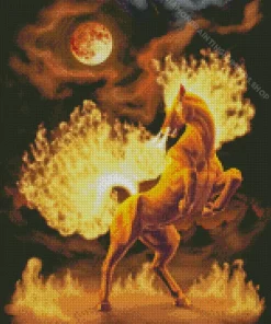 Hell Horse Diamond Painting
