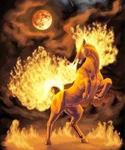 Hell Horse Diamond Painting