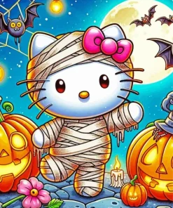 Hello Kitty Halloween Diamond Painting