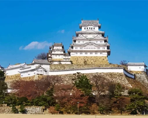 Himeji Castle Diamond Painting