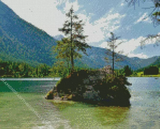 Hintersee Lake Diamond Painting