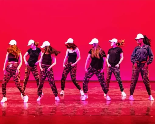 Hip Hop Dancers Diamond Painting