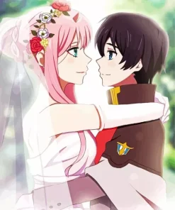 Hiro And Zero Two Diamond Painting