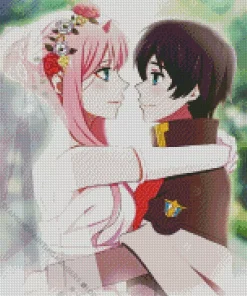 Hiro And Zero Two Diamond Painting