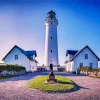 Hirtshals fyr Lighthouse Diamond Painting