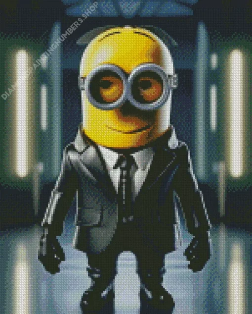 Hitman Minion Diamond Painting