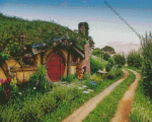 Hobbiton House Diamond Painting