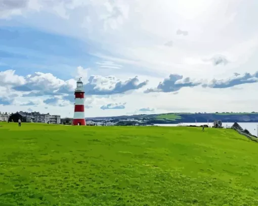 Hoe Park Plymouth Diamond Painting