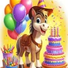 Horse Birthday Diamond Painting