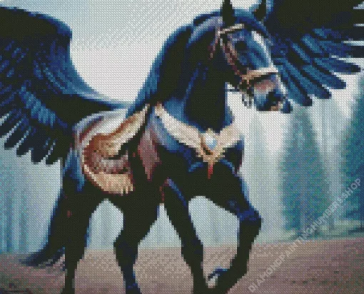 Horse With Wings Diamond Painting