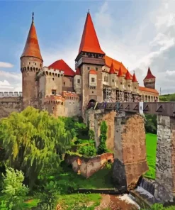 Hunyad Castle Romania Diamond Painting