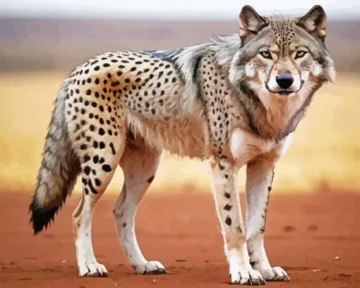 Hybrid Cheetah Diamond Painting