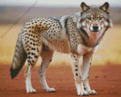 Hybrid Cheetah Diamond Painting