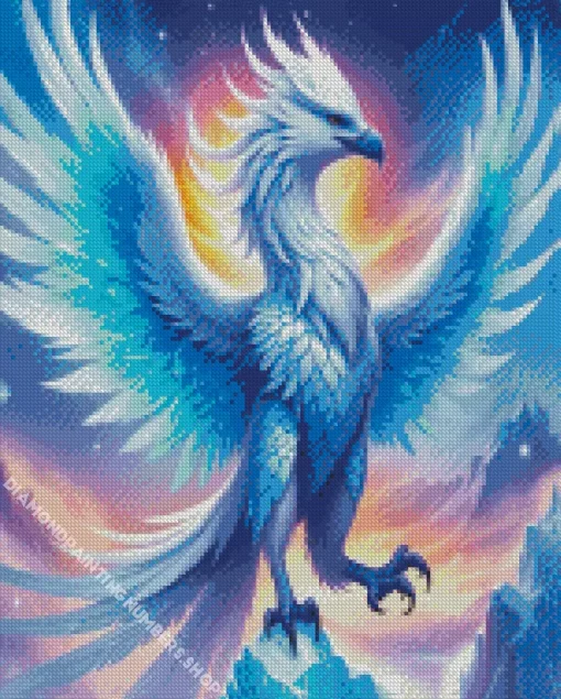 Ice Phoenix Diamond Painting