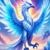 Ice Phoenix Diamond Painting