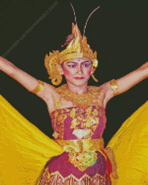 Indian Dancer Diamond Painting