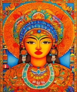 Indian Folk Art Diamond Painting