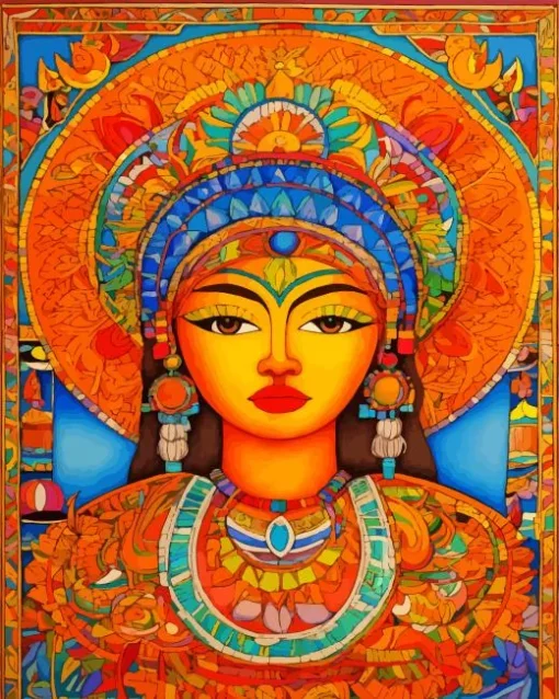 Indian Folk Art Diamond Painting