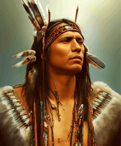 Indian Warrior Diamond Painting