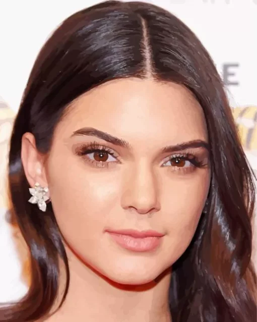 Kendall Jenner Diamond Painting