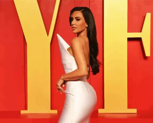 Kim Kardashian Diamond Painting