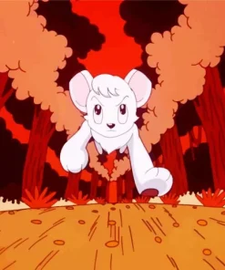 Kimba The White Lion Diamond Painting